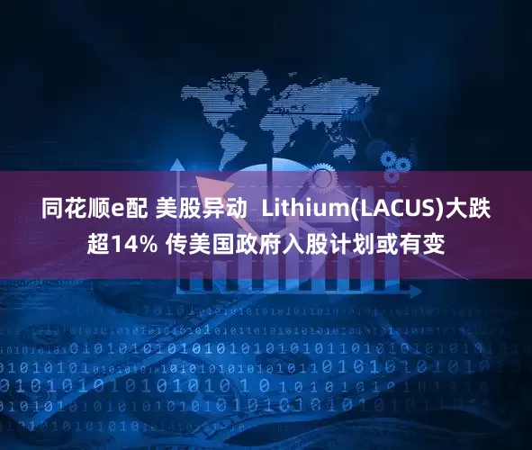 同花顺e配 美股异动  Lithium(LACUS)大跌超14% 传美国政府入股计划或有变